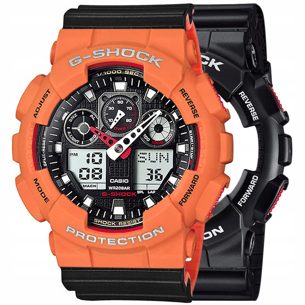 Hodinky Casio G-Shock Set GA-100-1A4ER Luneta 10589006 Řemínek 10577142 20