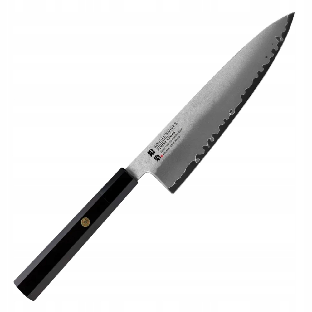 Kuchynský nôž Chef/Gyuto 200 mm Konoll Silver Dyeing