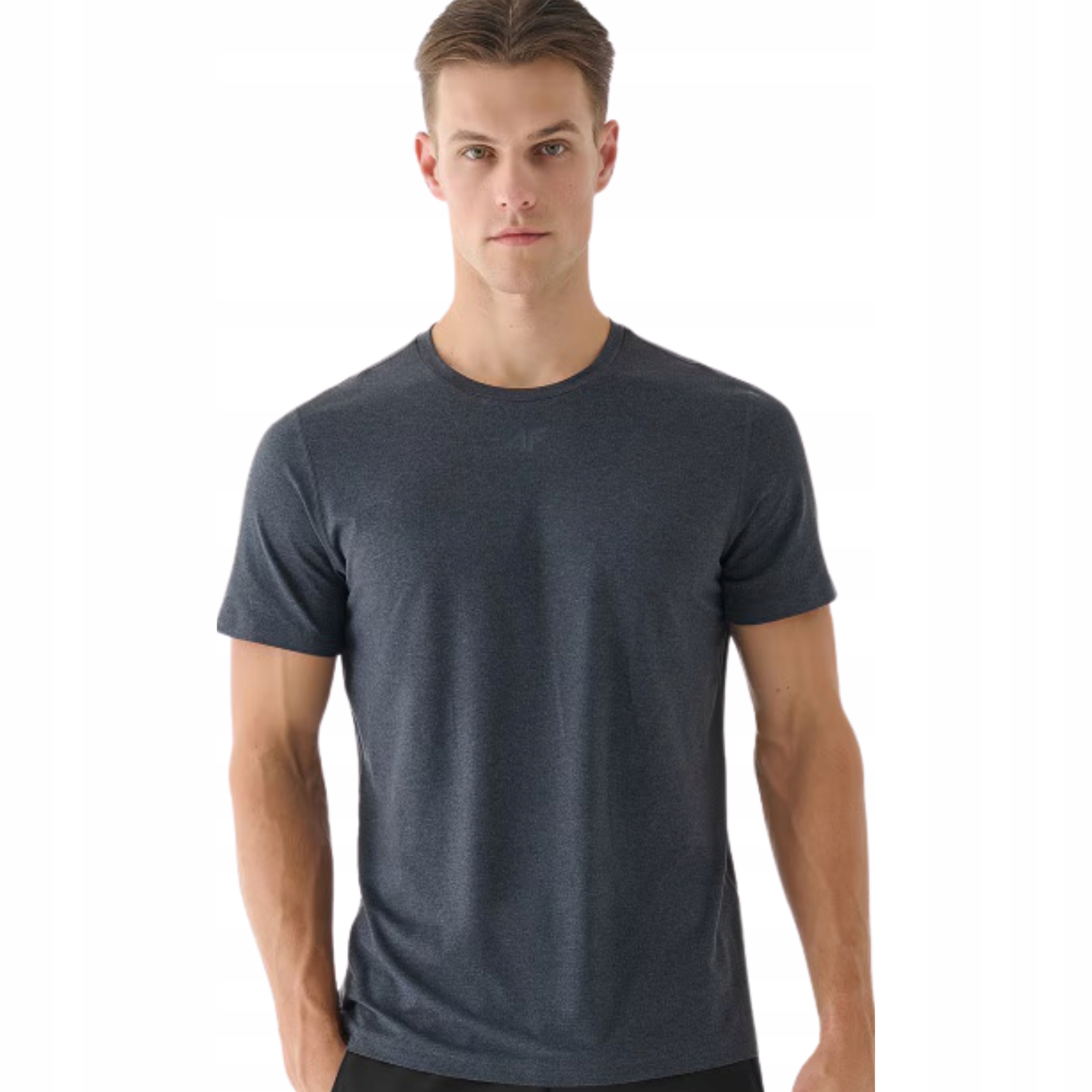 Тренировочная футболка с коротким рукавом 4F черный