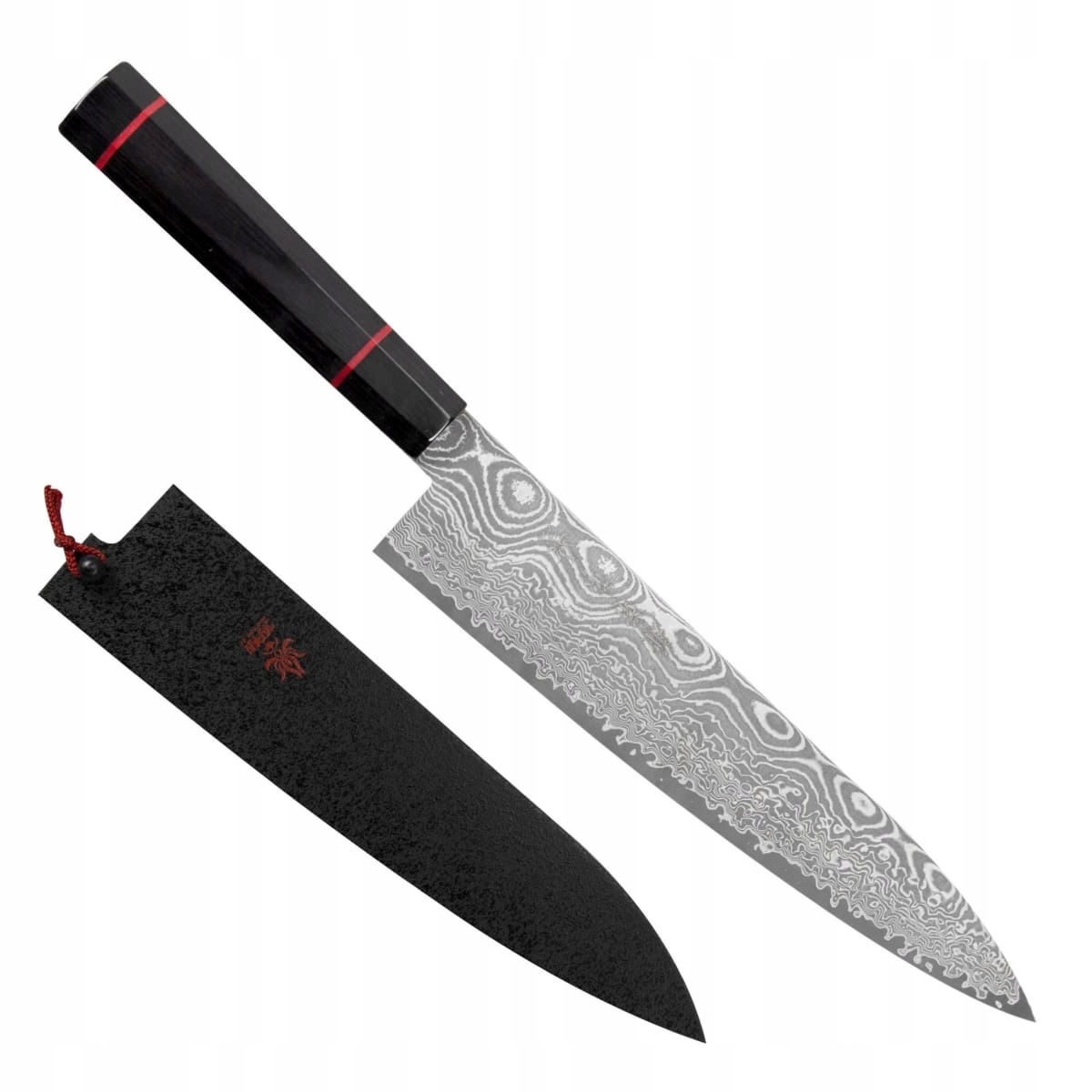 Kanetsune Namishibuki SG-2 Japonský nôž šéfkuchára 21 cm a chránič Saya