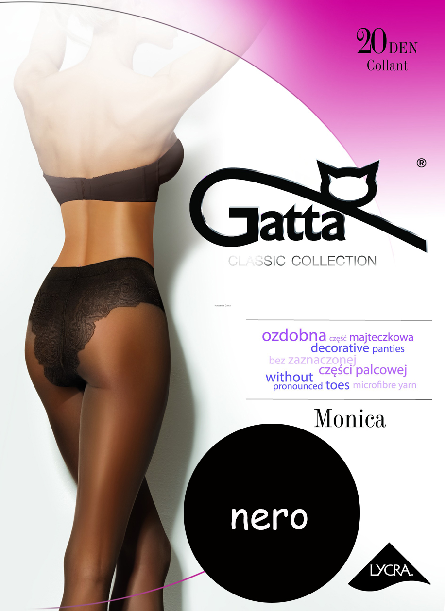 

Gatta rajstopy Monica 20 den mikrofibra Nero 2 S