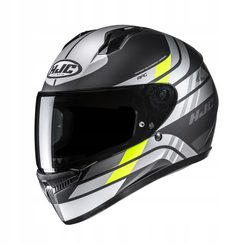 Motocyklová Prilba Hjc C10 Hyper Grey Yellow M