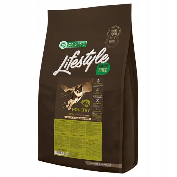 Levně Nature's Protection Dog Dry LifeStyle Gf Poultry 10 kg