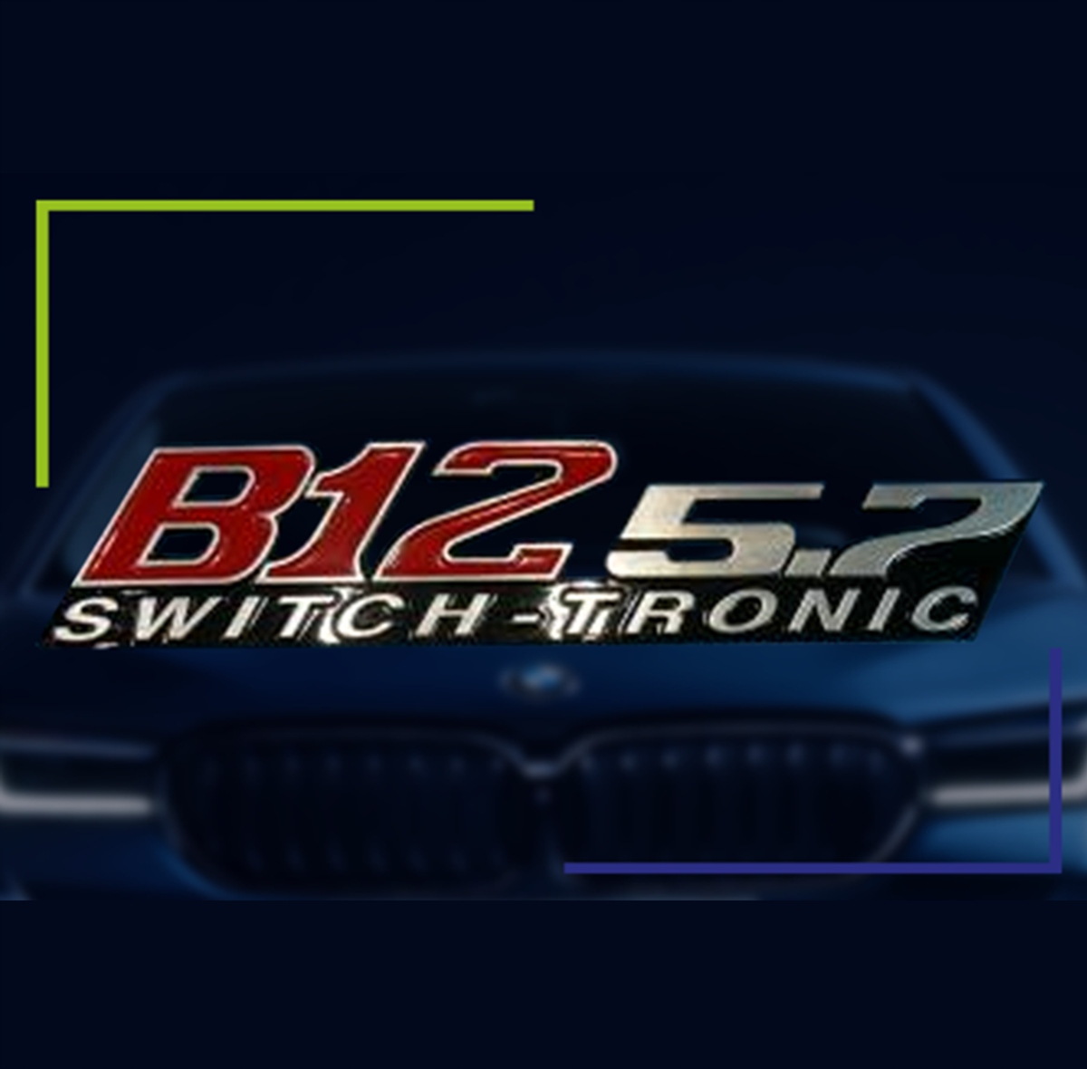 Originálny emblém Alpina B12 5.7 Switch-tronic