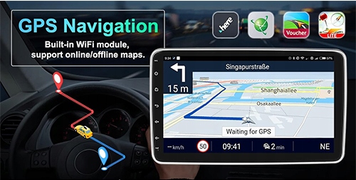 RADIO SAMOCHODOWE 1 DIN 10.1 CALA OBROTOWE ANDROID Pilot w zestawie nie