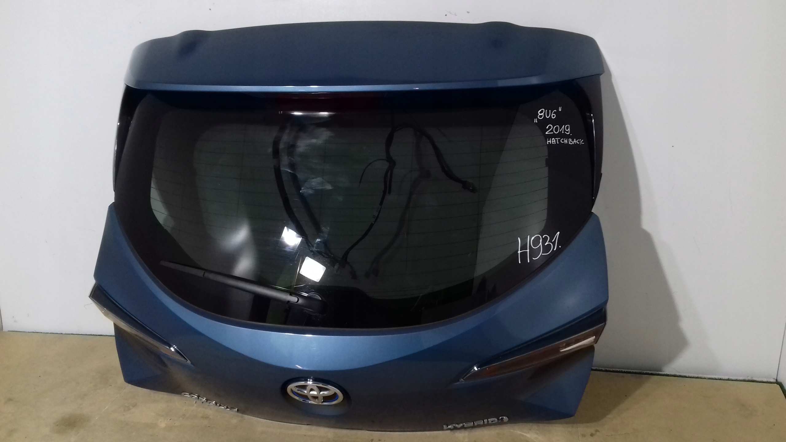 rear trunk door TOYOTA COROLLA E21 HATCHBACK 8U6 blue HB E210
