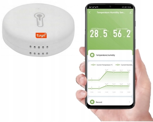 Levně Čidlo Mini Teploty Vlhkosti Tuya Zigbee