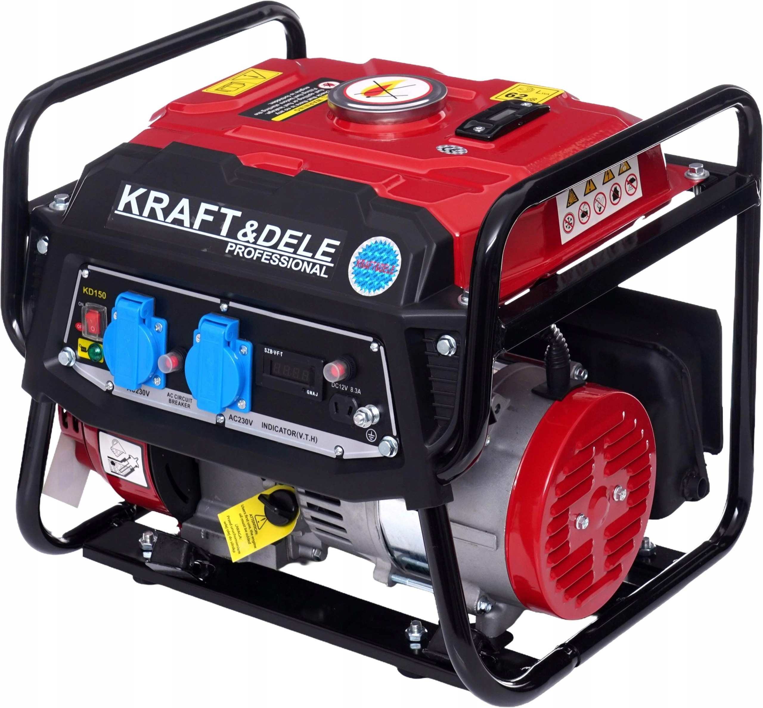 Agregat prądotwórczy 12V/230V 1500W wyświetlacz KD150