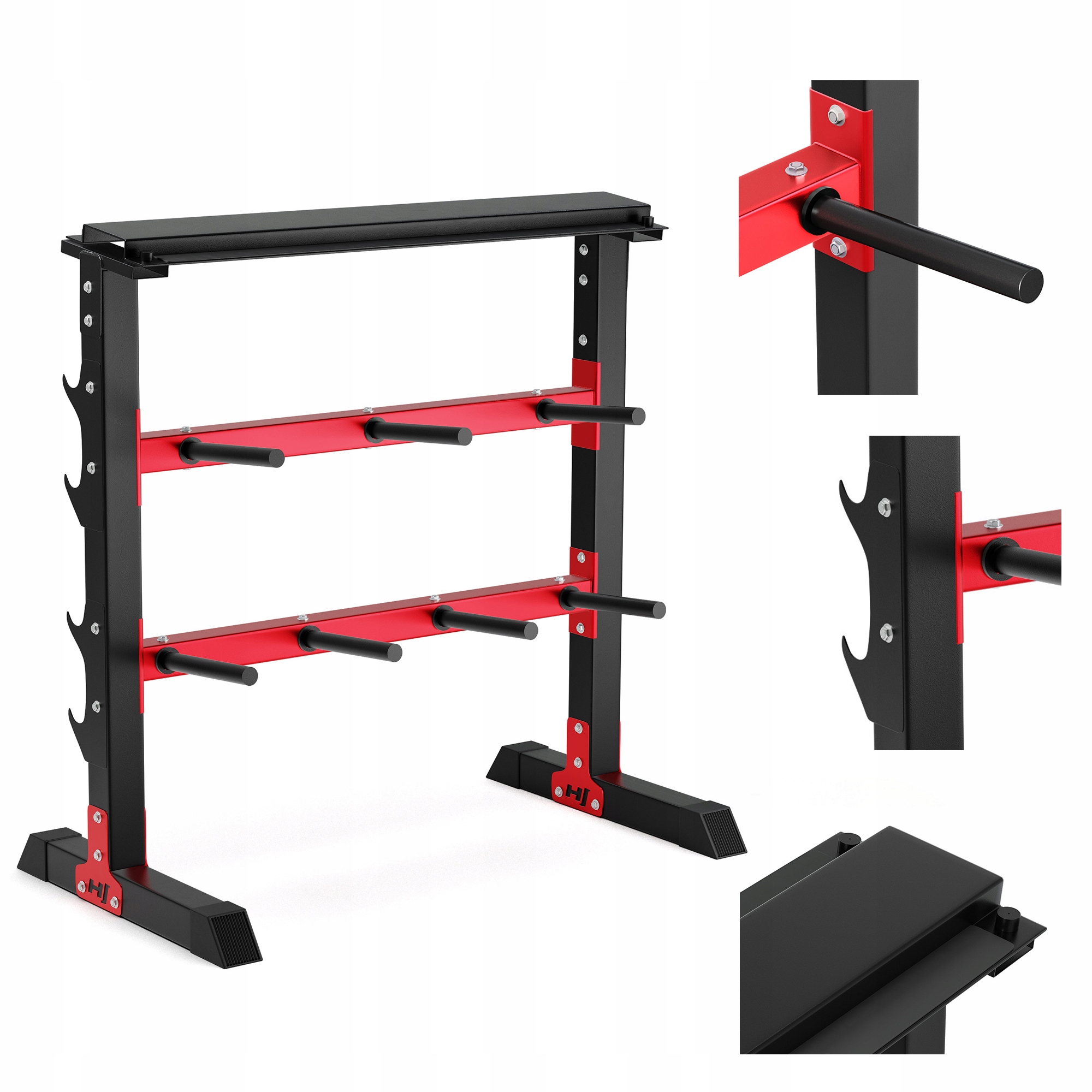 Mocny stojak na obciążenie, ciężary olimpijskie hantle i gryfy do 350kg