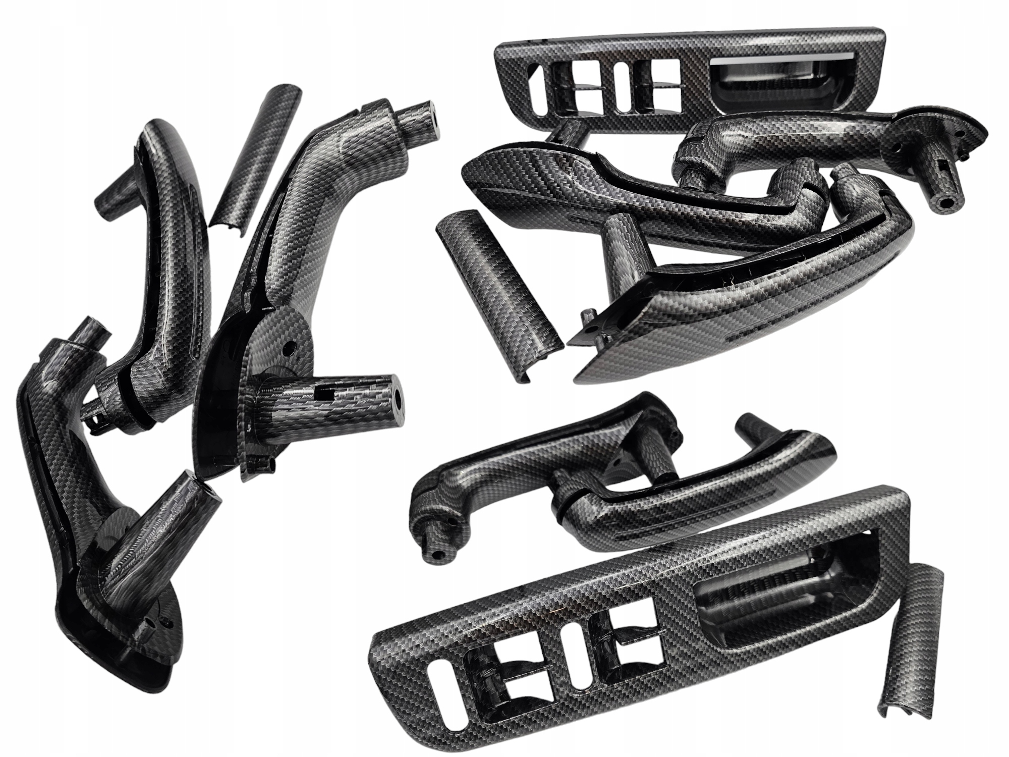 Sada úchytů Carbon Držák panelu dveří Volkswagen Golf IV Bora