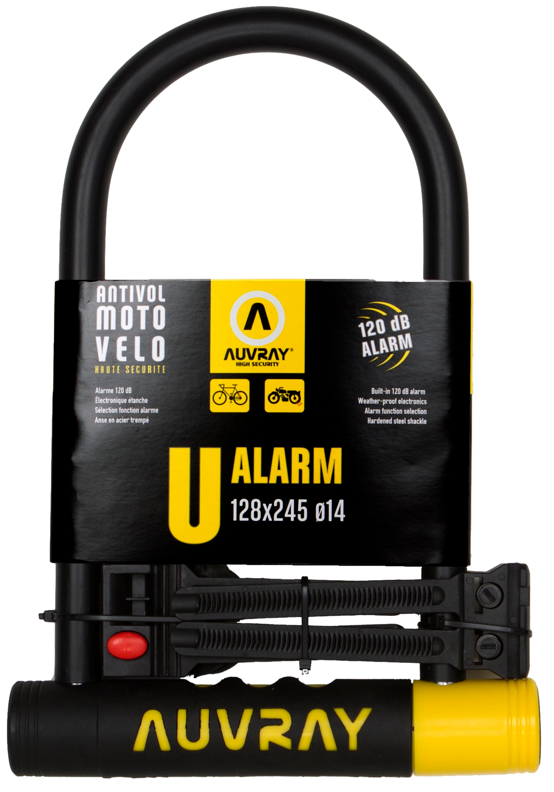 

Zapięcie U-lock Alarm 128X245 Bolec 14MM Auvray