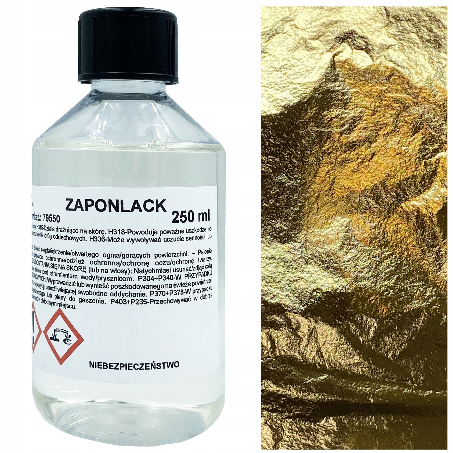 Lak na zlacení Zaponlack 79550 celulózový zlatnictví Roman Šmal 250ml