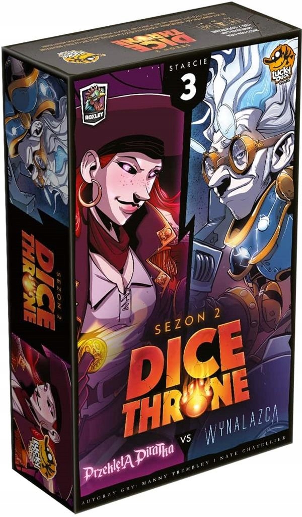 Dice Throne: St 3 - Przeklęta Piratka vs Wynalazca
