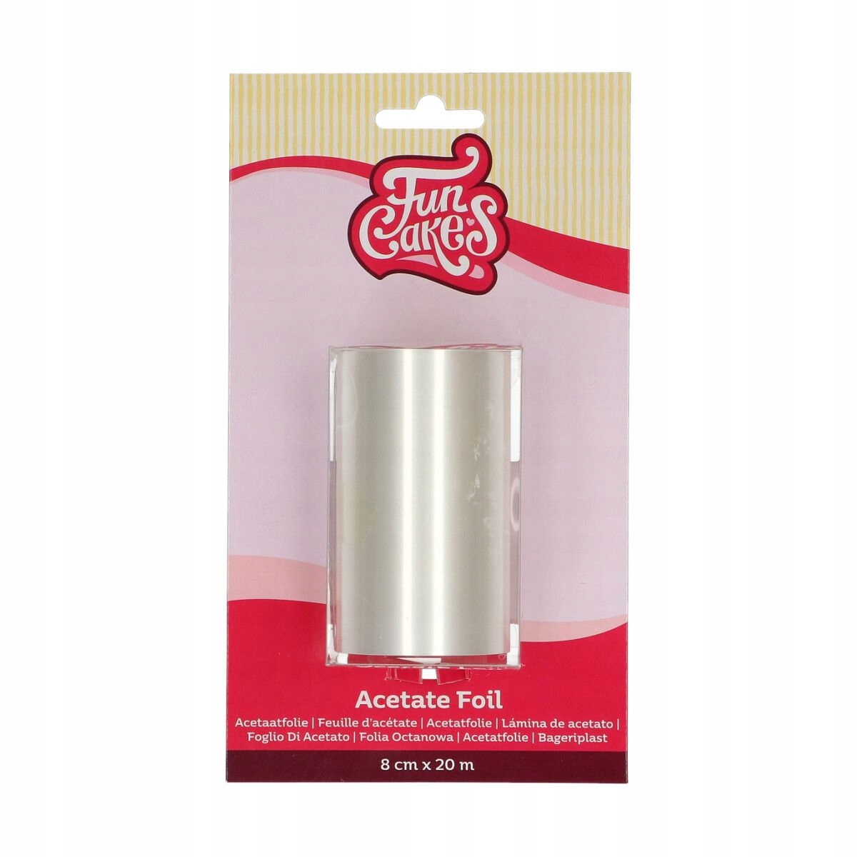 

FunCakes Folia rantowa cukiernicza 8 cm x 20 m