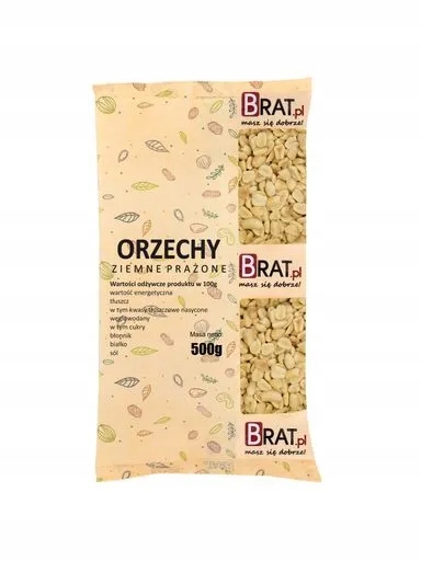 Levně 7 x Brat Pražené arašídy 500 g