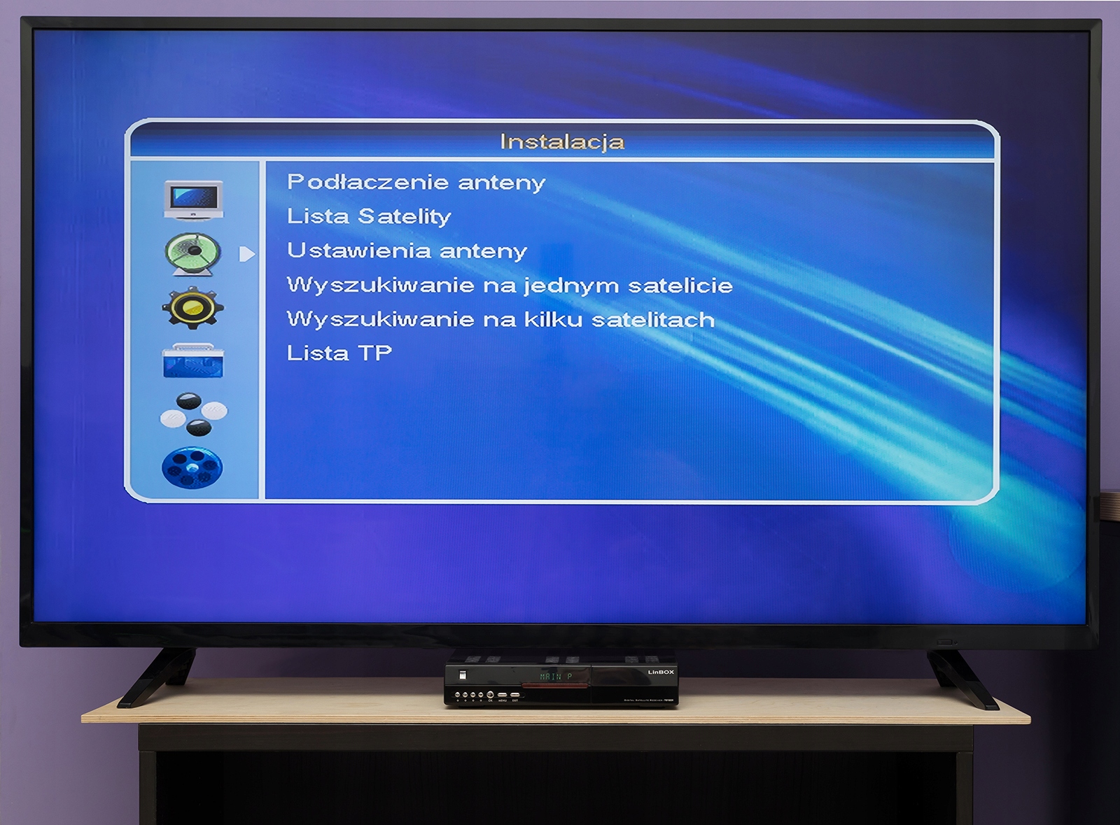 TUNER LINBOX F17 Typ tunera DVB-S