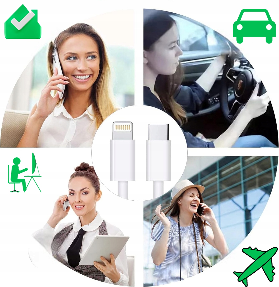 SZYBKI KABEL USB C LIGHTNING 1M DO iPHONE DO ŁADOWANIA SZYBKIE ŁADOWANIE Kod producenta APPLEKBL