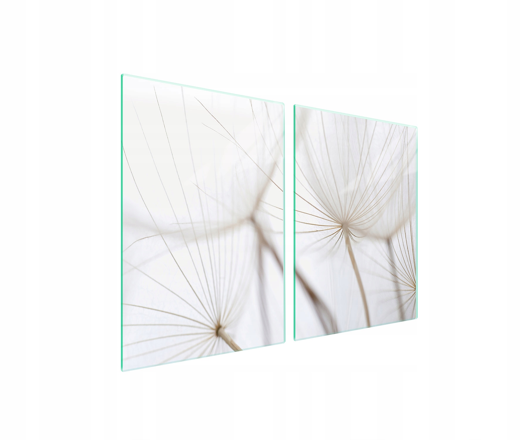 Skleněná Ochranná Deska Do Kuchyně 2x45x52 Květinové Tvrzené Sklo