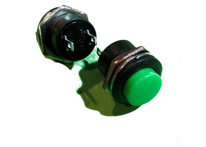 

Przycisk okrągły On chwilowy PB-02 zielony