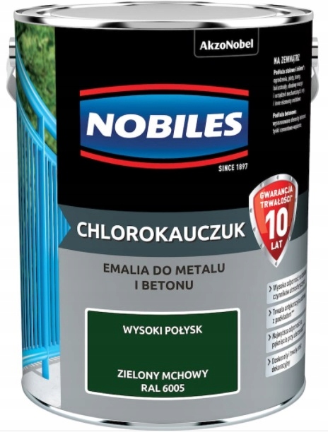 Chlorokaučuk 5L Zelený mechový Nobiles