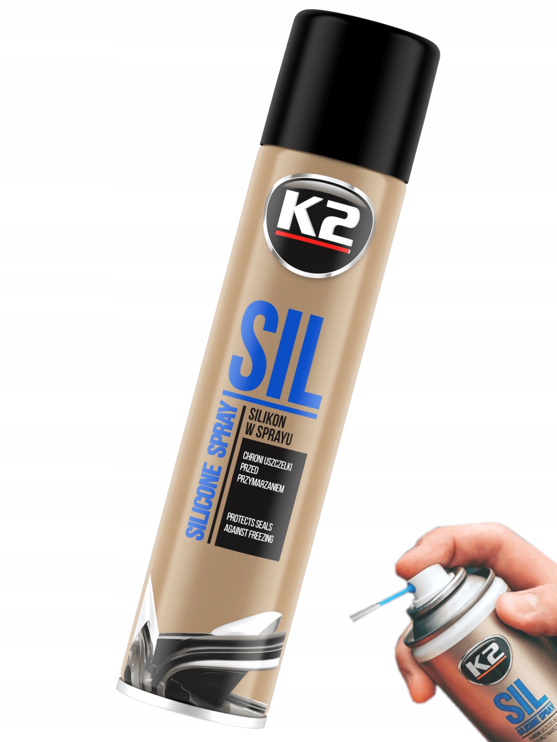 

K2 Sil silikon do uszczelek w sprayu K633 300 ml