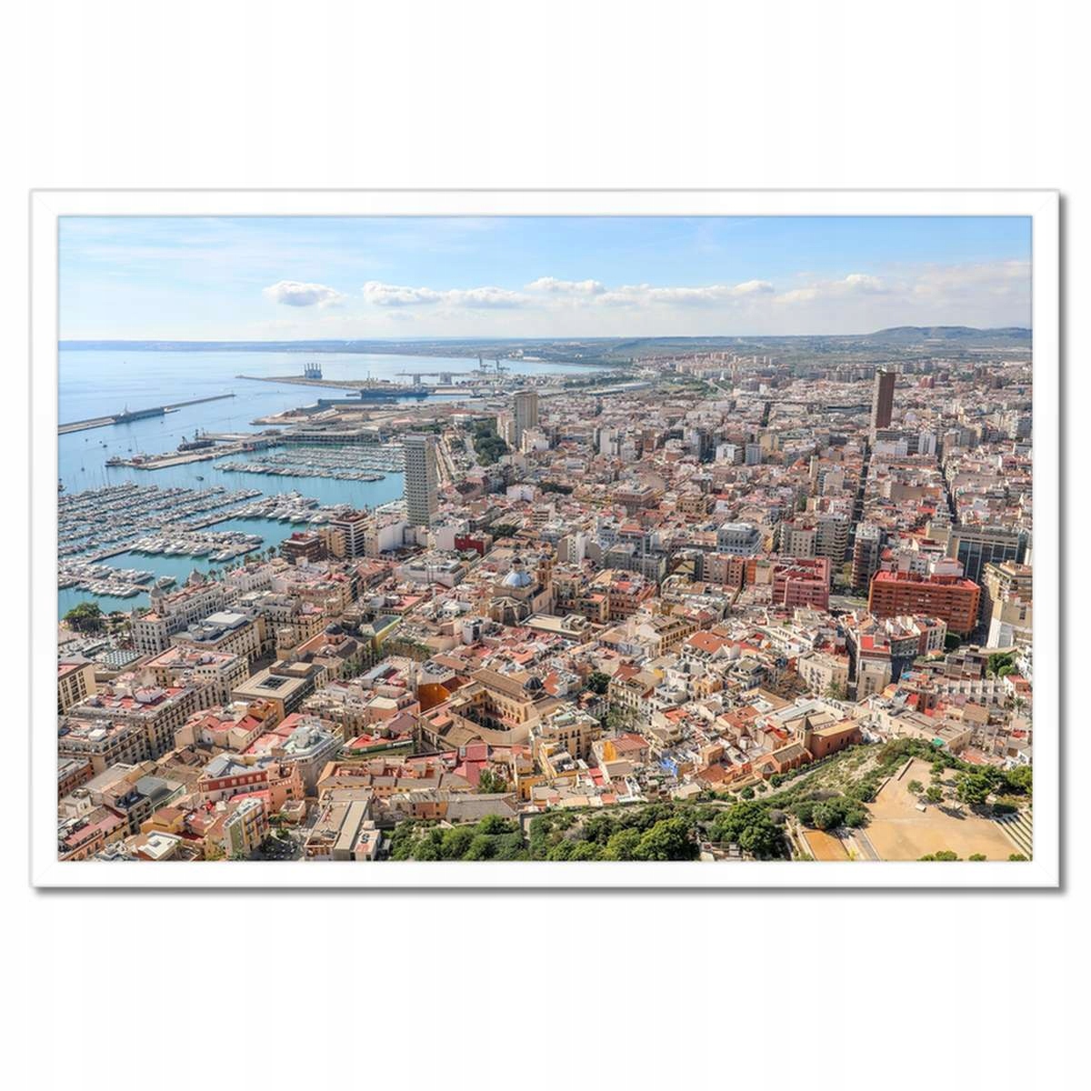 Plakáty v rámu 60x40 Barcelona Panorama