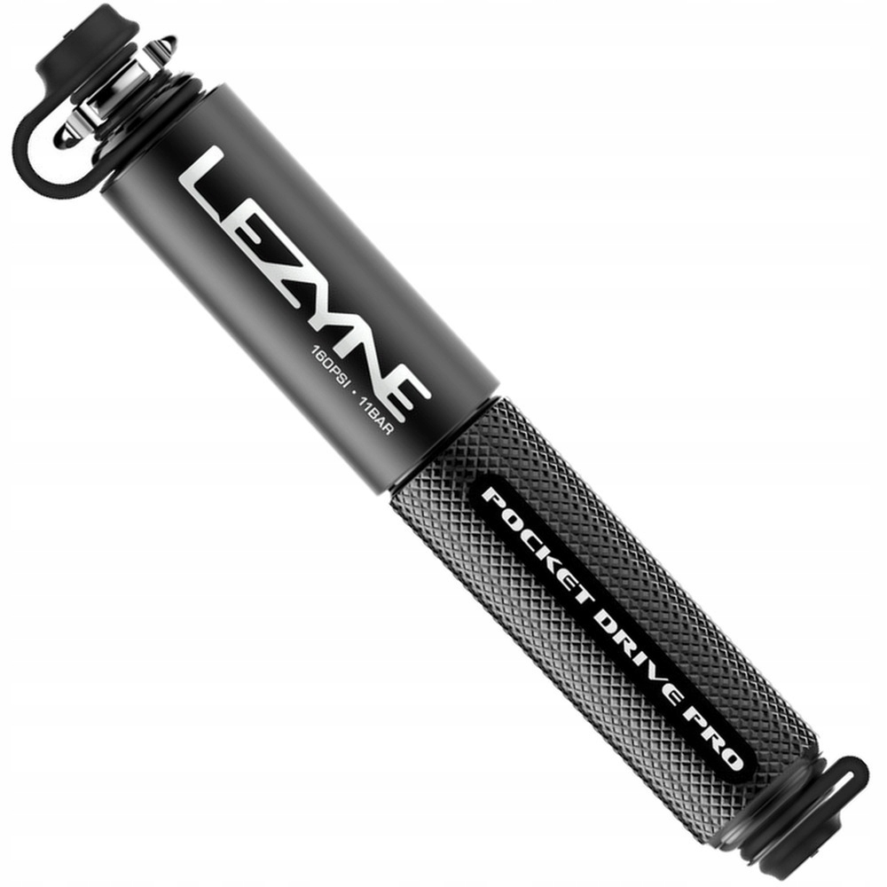 Lezyne Pocket Drive Pro Pumpička 160psi 14 cm 98 g hliník Cnc černá