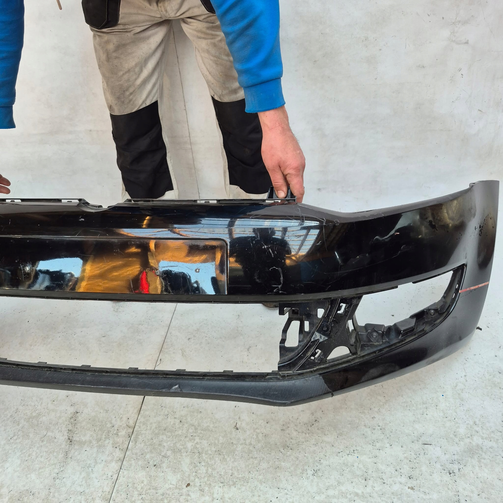 VW POLO V 5 6R 09- bumper front front without DZIUR 6R0807221