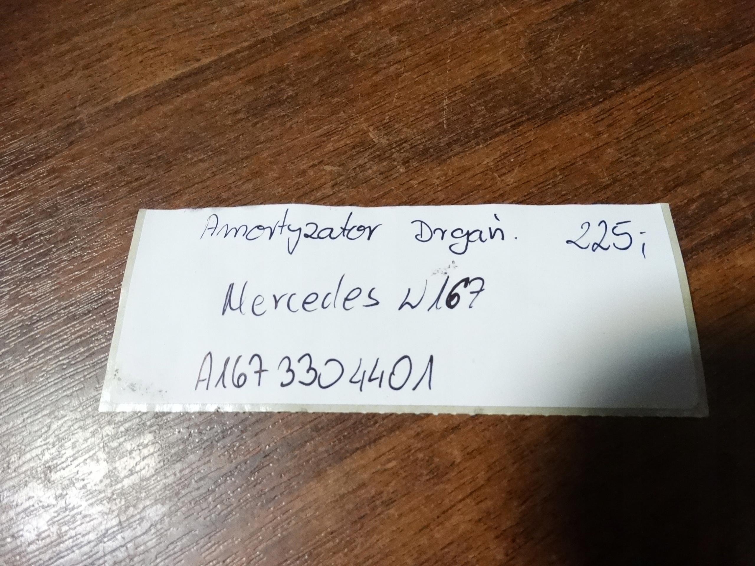IDEALNY amortizer DRGAN MERCEDES W167 1