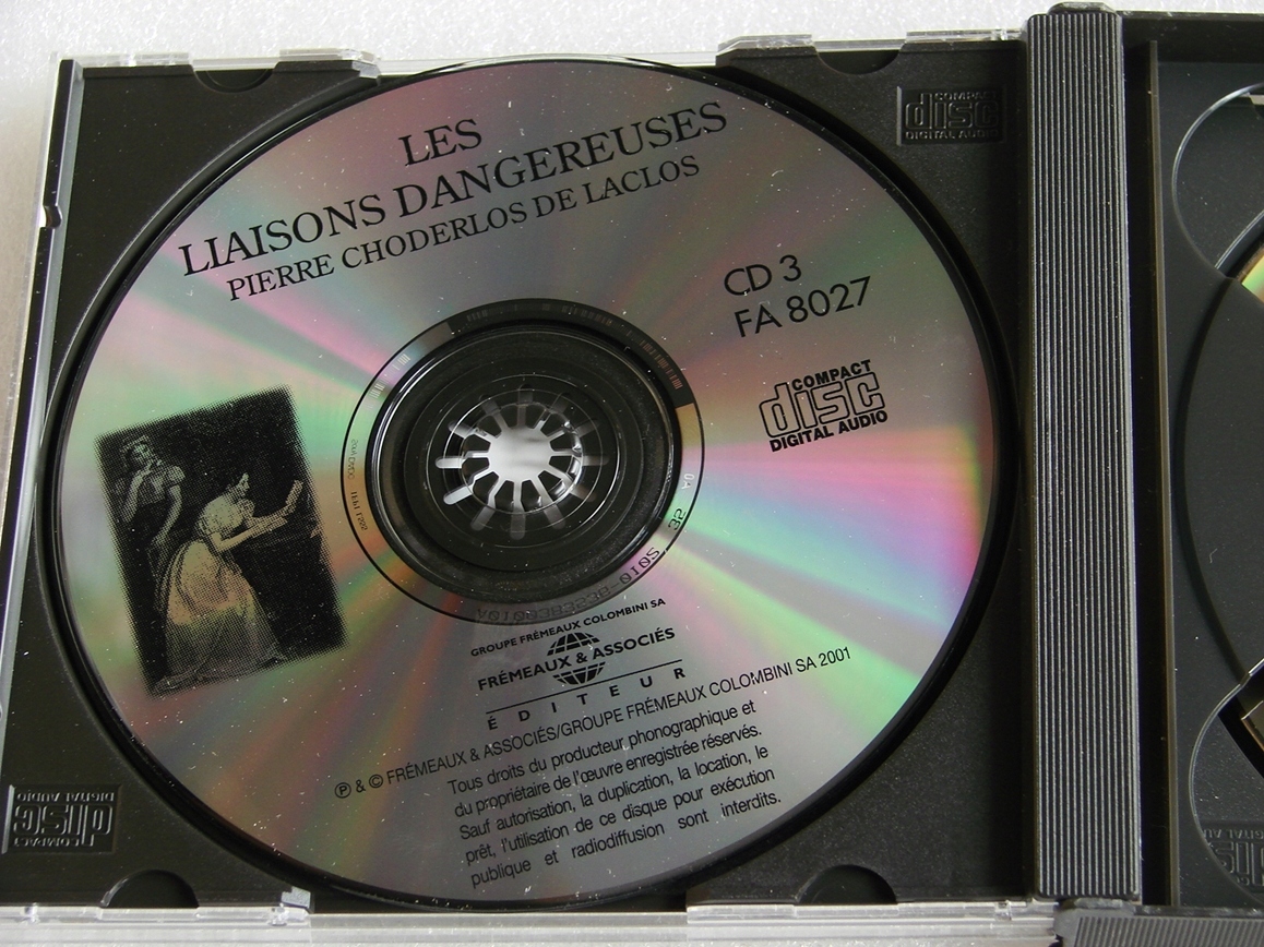 Choderlos de Laclos Les Liaisons Dangereuses 2xCD Nośnik audiobook CD
