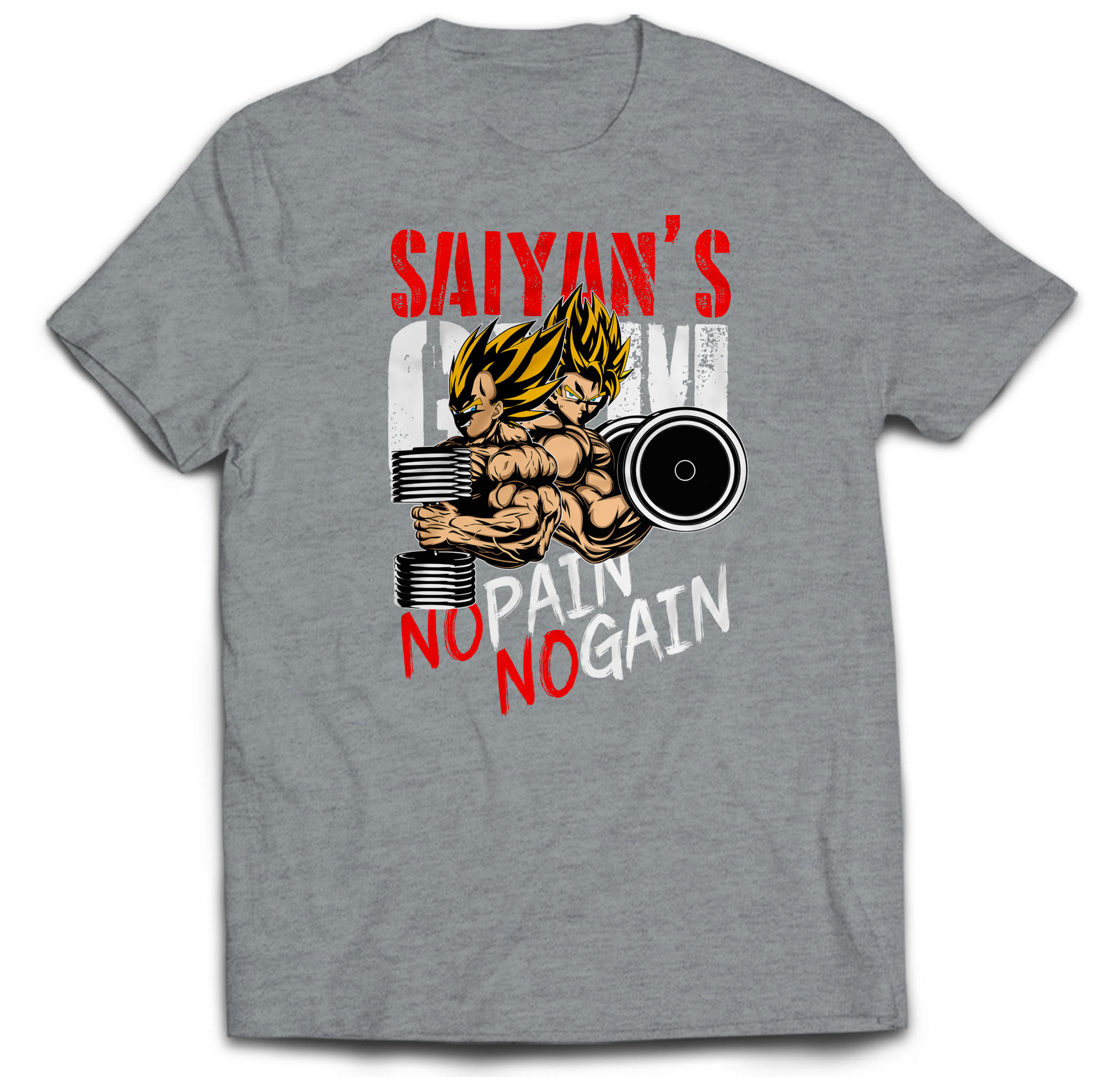 

Koszulka Na Siłownię Saiyan's Gym No Pain S