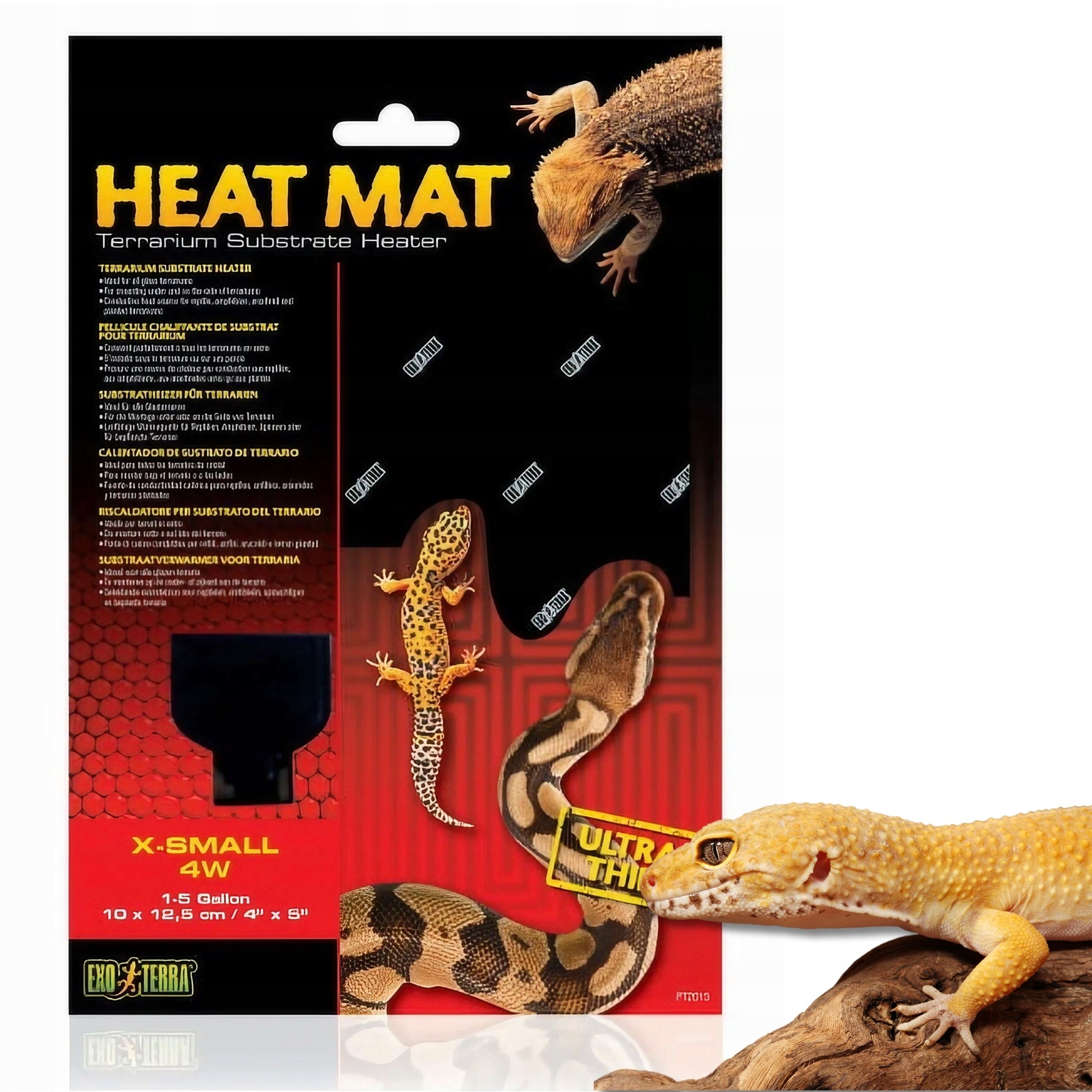 Levně Exo-Terra Heat Mat X-Small Vyhřívací podložka pro Terárium 4W 10x12,5cm EX-0156