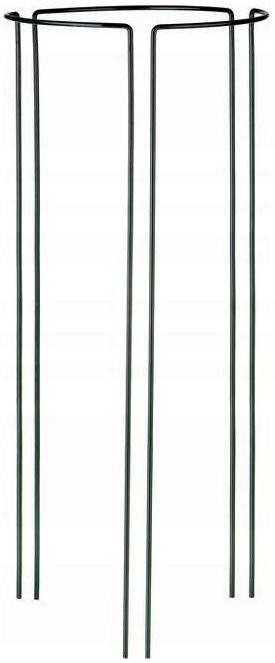PODPORA METALOWA PODPÓRKA WSPORNIK DO ROŚLIN OBEJMA 3 CZĘŚCI 60 CM - CZARNY