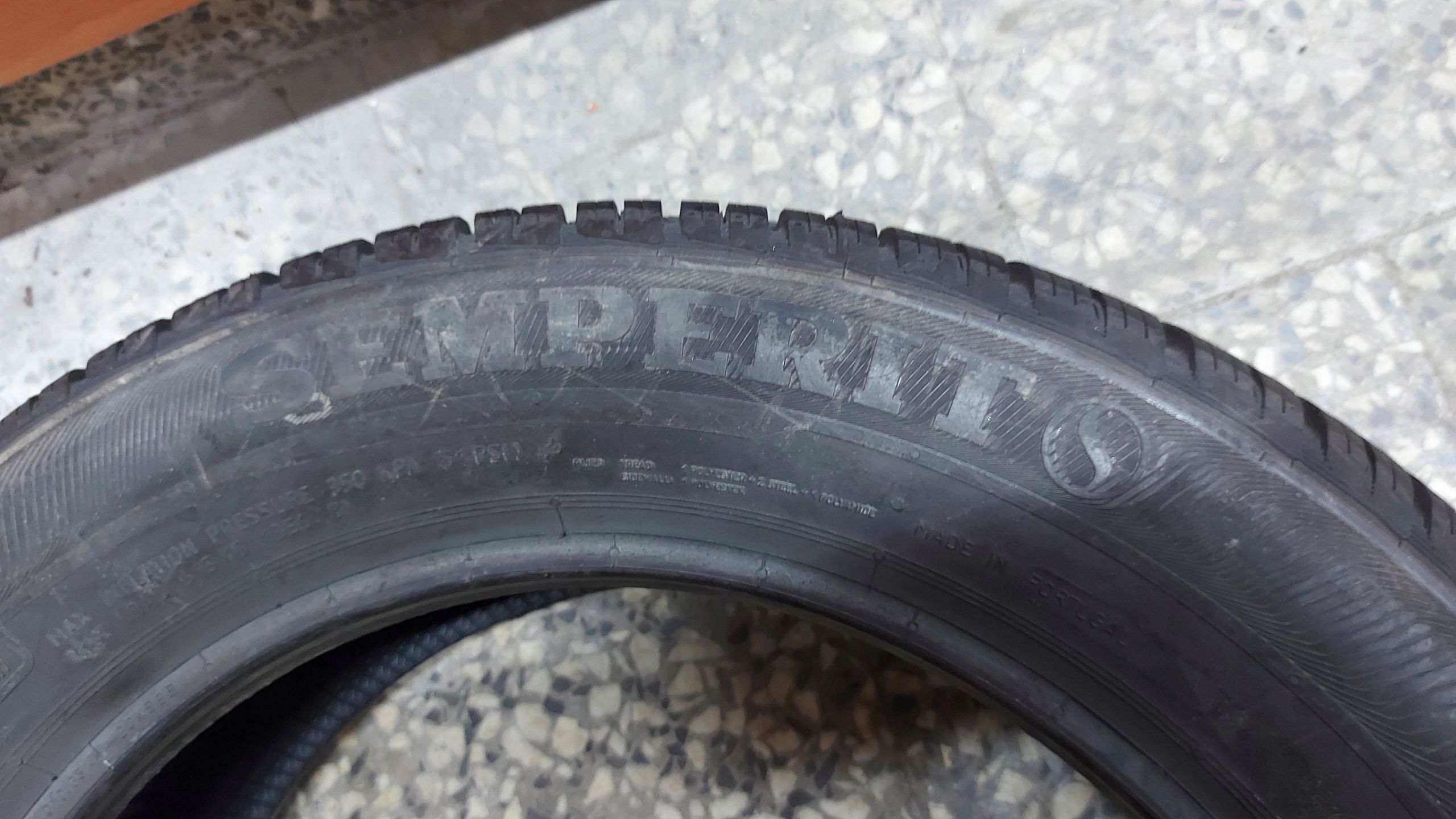 SEMPERIT SPEED-GRIP 2 205/55R16 gomma ZIMOWA 8,5mm
