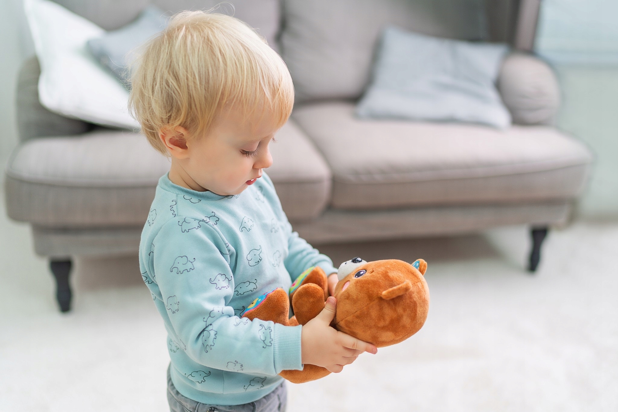 Dumel Przyjaciel Miś UCZNIACZEK INTERAKTYWNY Głębokość produktu 9 cm