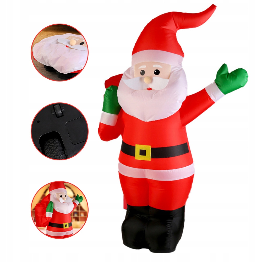 Dálkově Ovládaný Svatý Mikuláš Elektrická Nafukovací Hračka