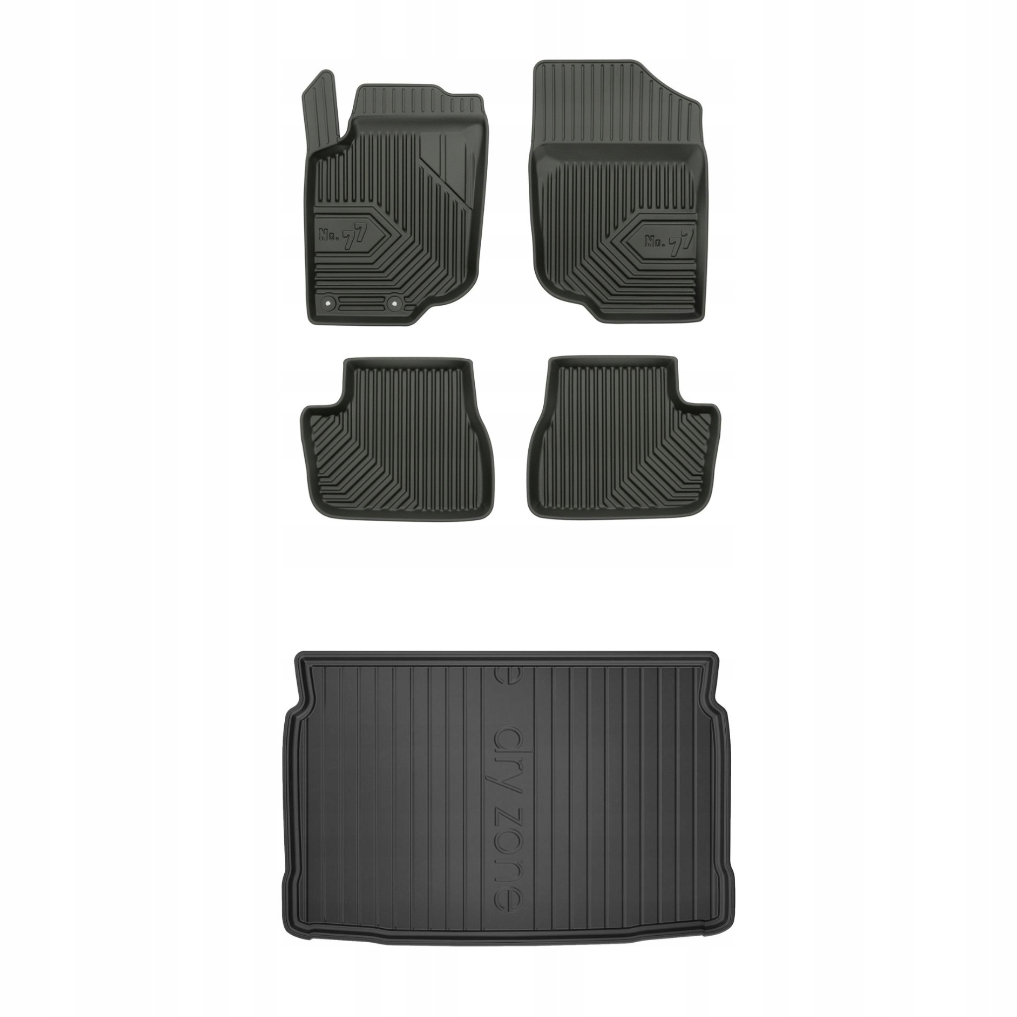 Sada gumových kobercov a rohoží pre Peugeot 207 06-12