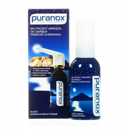 

Puranox spray aerozol do gardła na chrapanie