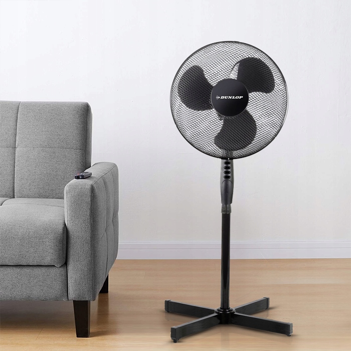 WENTYLATOR PODŁOGOWY WIATRAK STOJĄCY CICHY MOCNY Model Dunlop