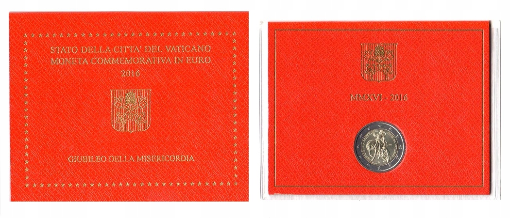 2 euro okoliczn. Watykan 2016 Miłosierdzie - folder