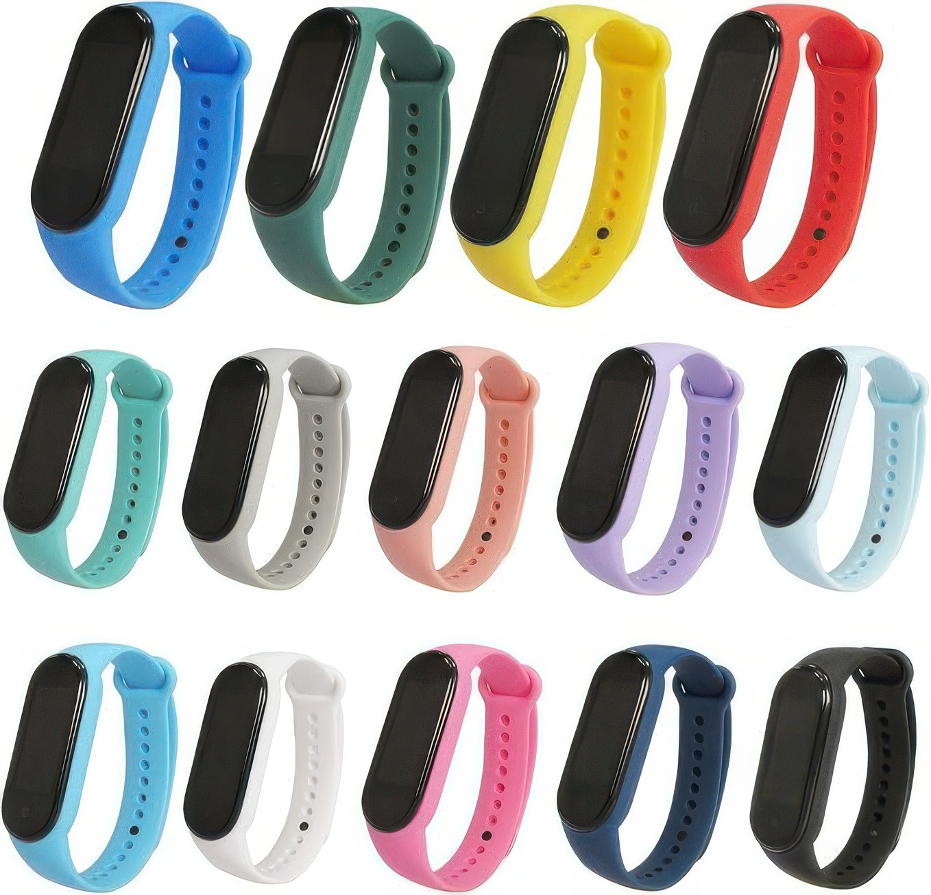Pásek pro Xiaomi Mi Band 6/5 Funband sportovní voděodolný, náhradní