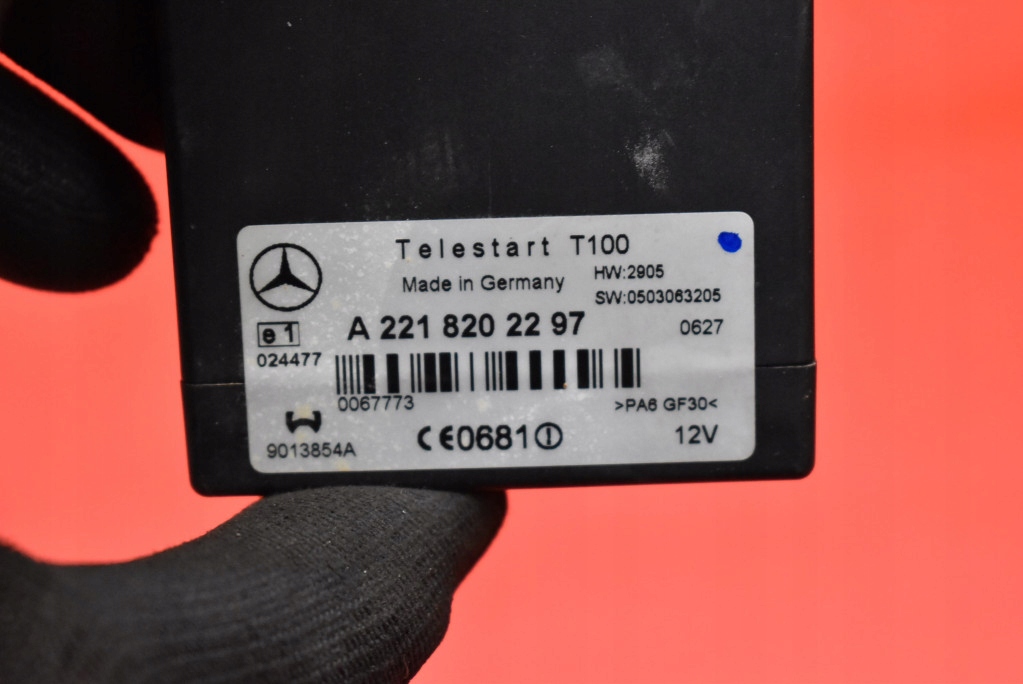 control unit module WEBASTO A2218202297 MERCEDES S-KLASA W221 05-09