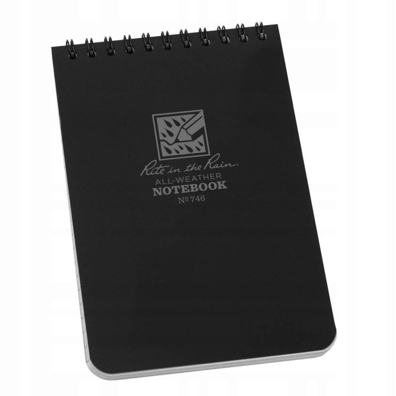 Notes Wodoodporny Rite in the Rain 4x6 746 Czarny