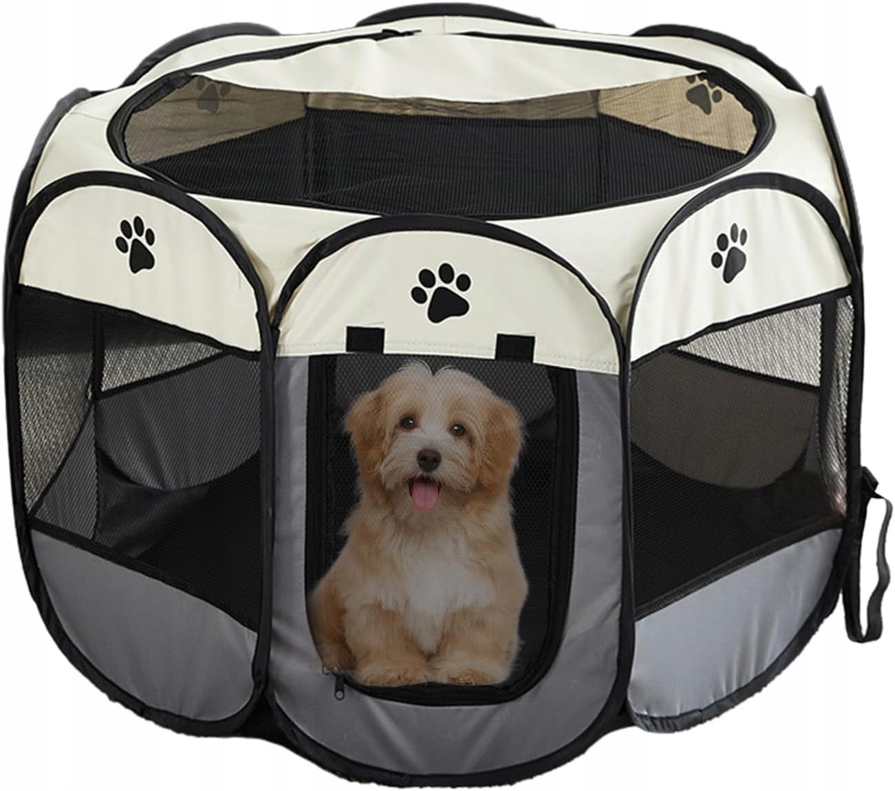 Levně Kotec Prodyšná kočka zvířata Pelíšek 91X91X58 cm