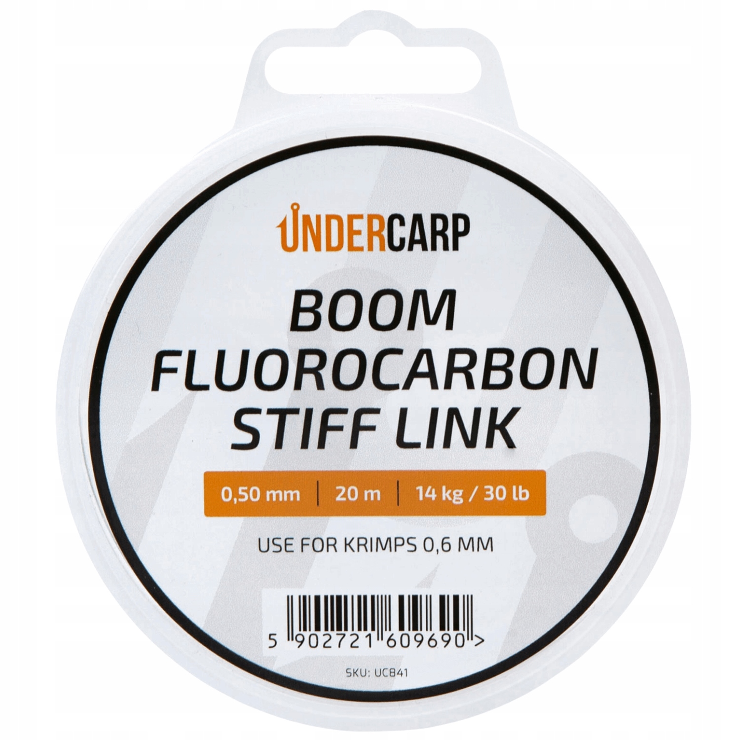 Materiał Undercarp Boom Fluorocarbon Stiff Link 0,50mm 20m 14kg/30lb
