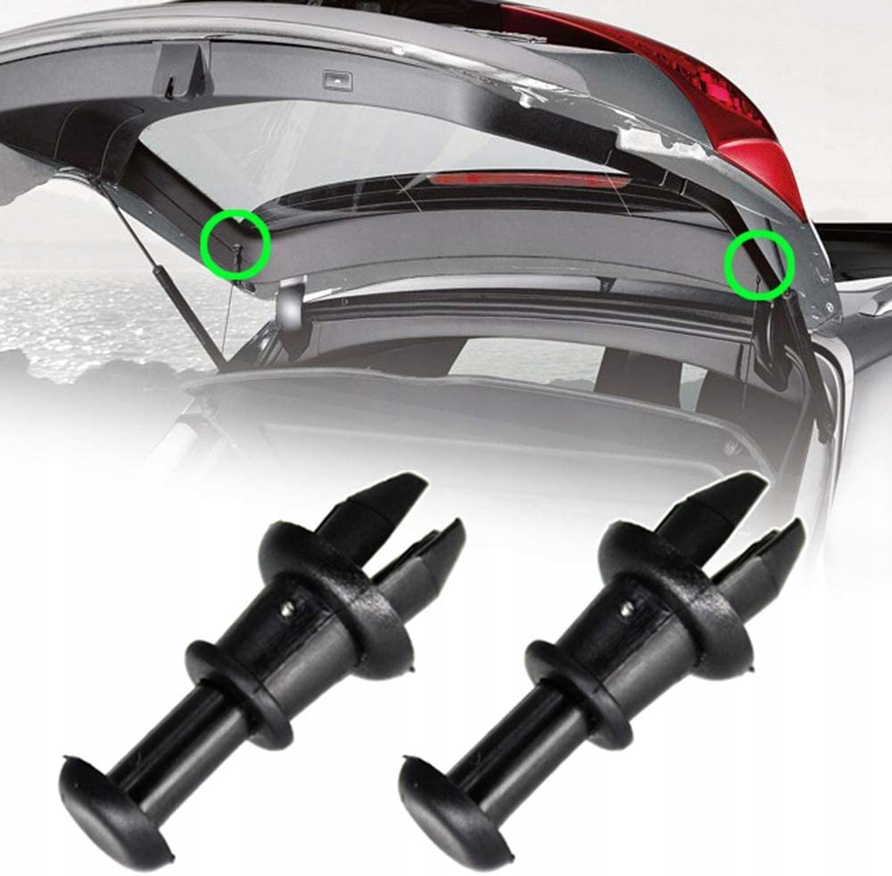 2X KOŁEK SPINKA PÓŁKA TYLNA 1M6867574A SEAT ALTEA