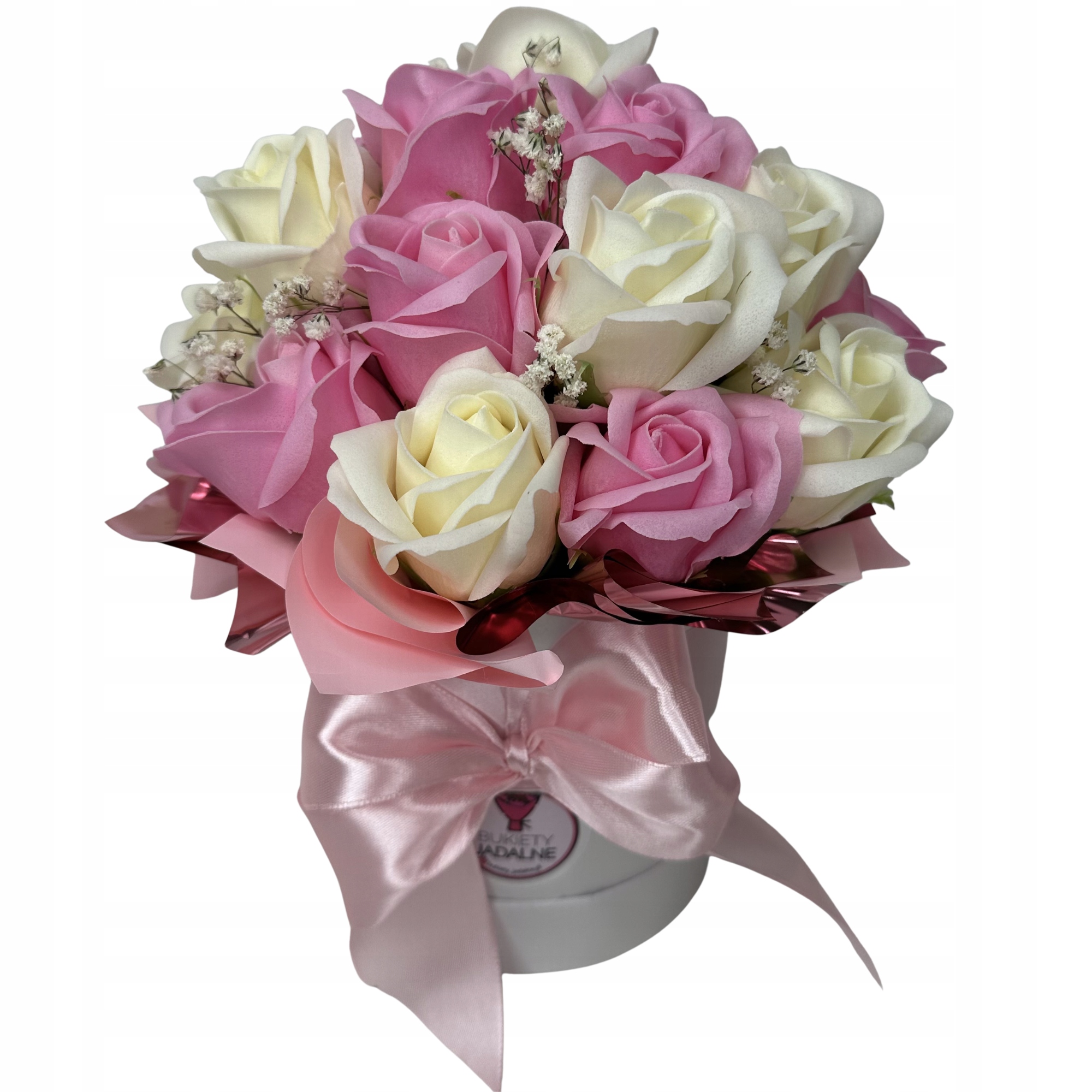 Levně Dárková Sada Box Růže Svátek Matek Žen Svatba Narozeniny 18 Baby Shower