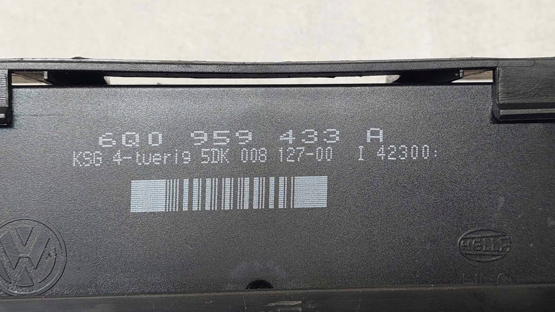 comfort control unit FABIA and 1.9 TDI 6Q0959433A