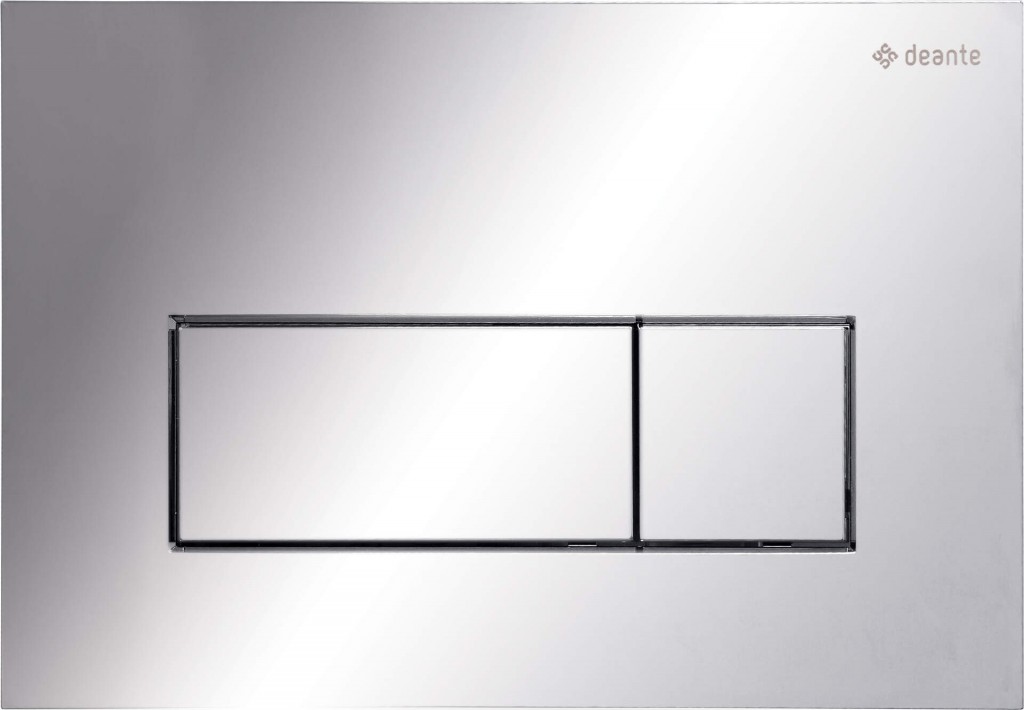 Ovládací tlačítko pro montáž pod omítku, chrom tenké (CST_051P) /sm/