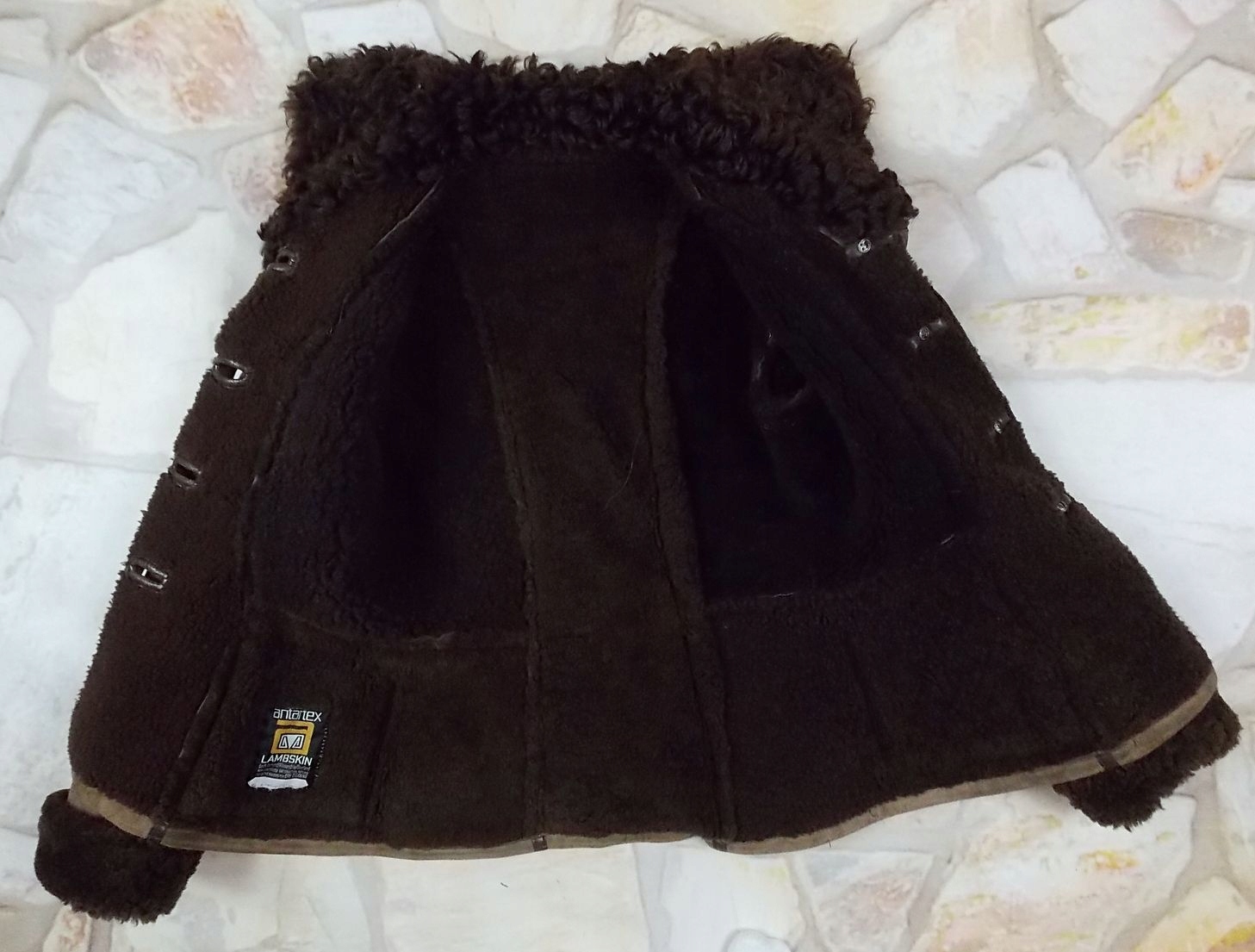 ANTARTEX kozuch skórzany damski M/L Rodzaj naturalne